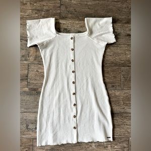 White Summer Roxy Dress Size M
